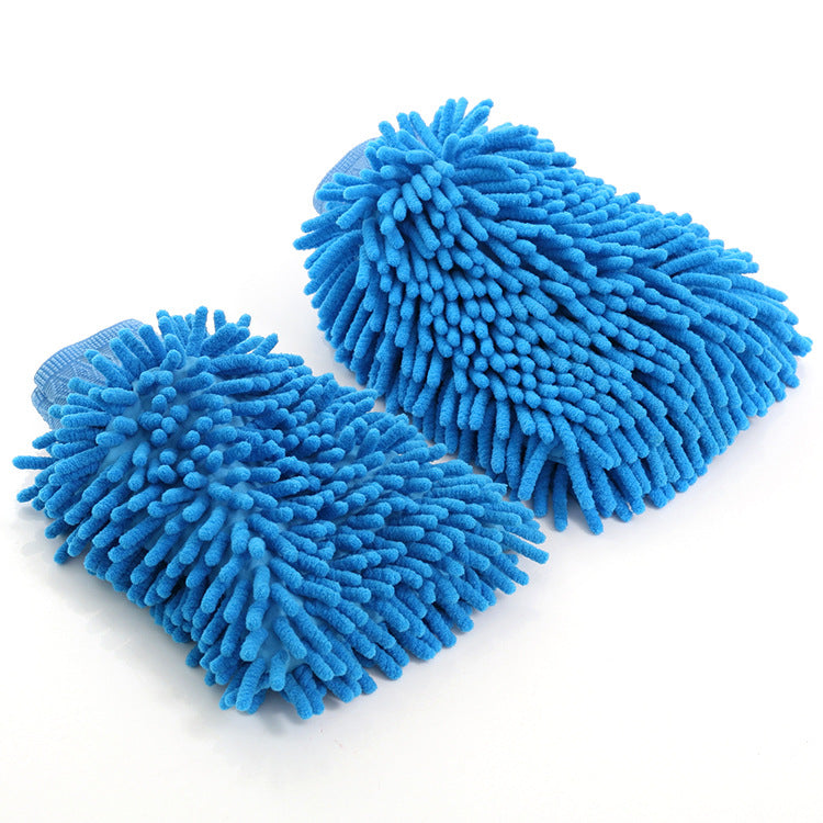 Car Wash Microfiber Soft Chenille Double Sided Glove