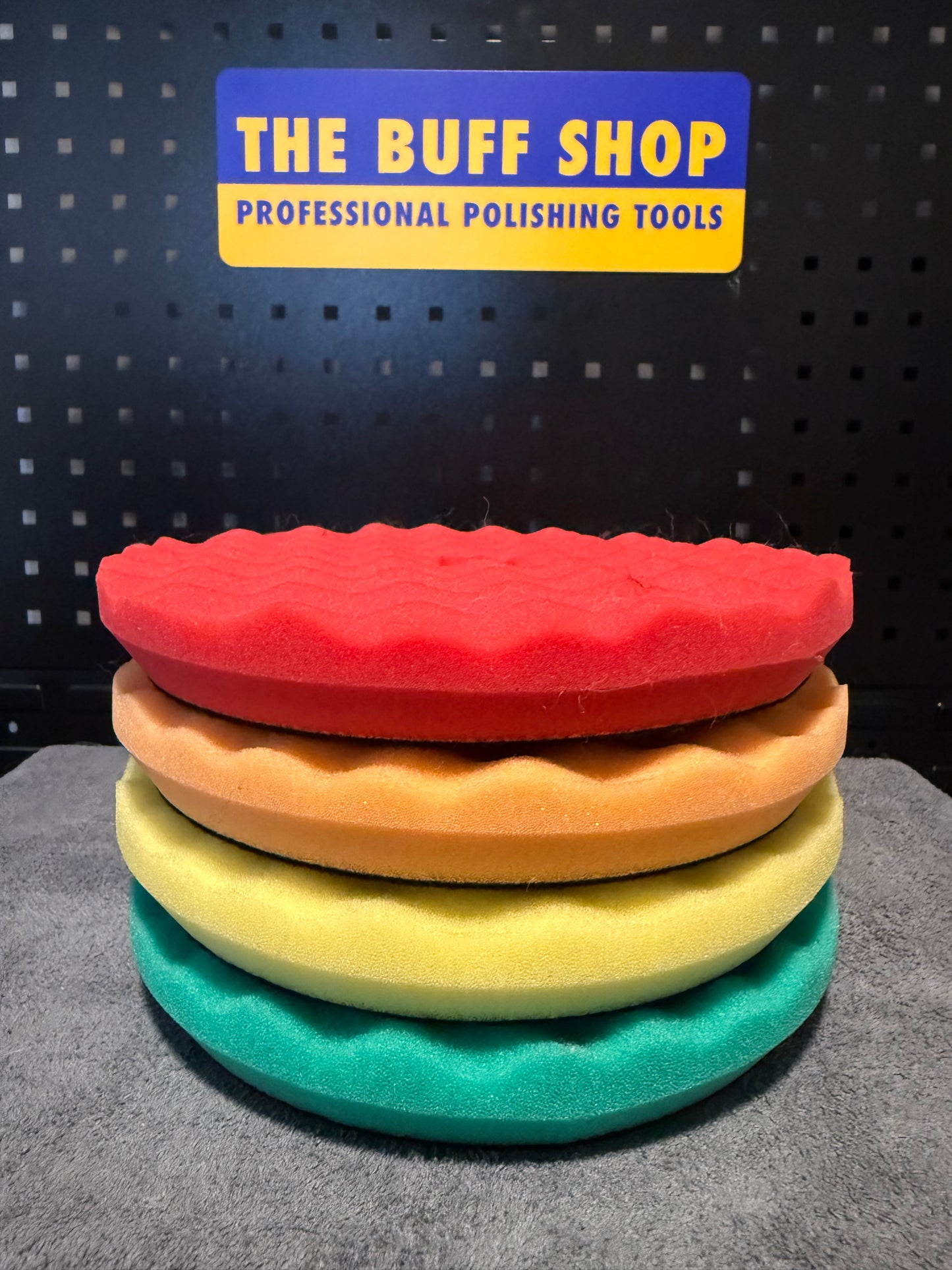 7" Waffle Buff Pads (180mm)
