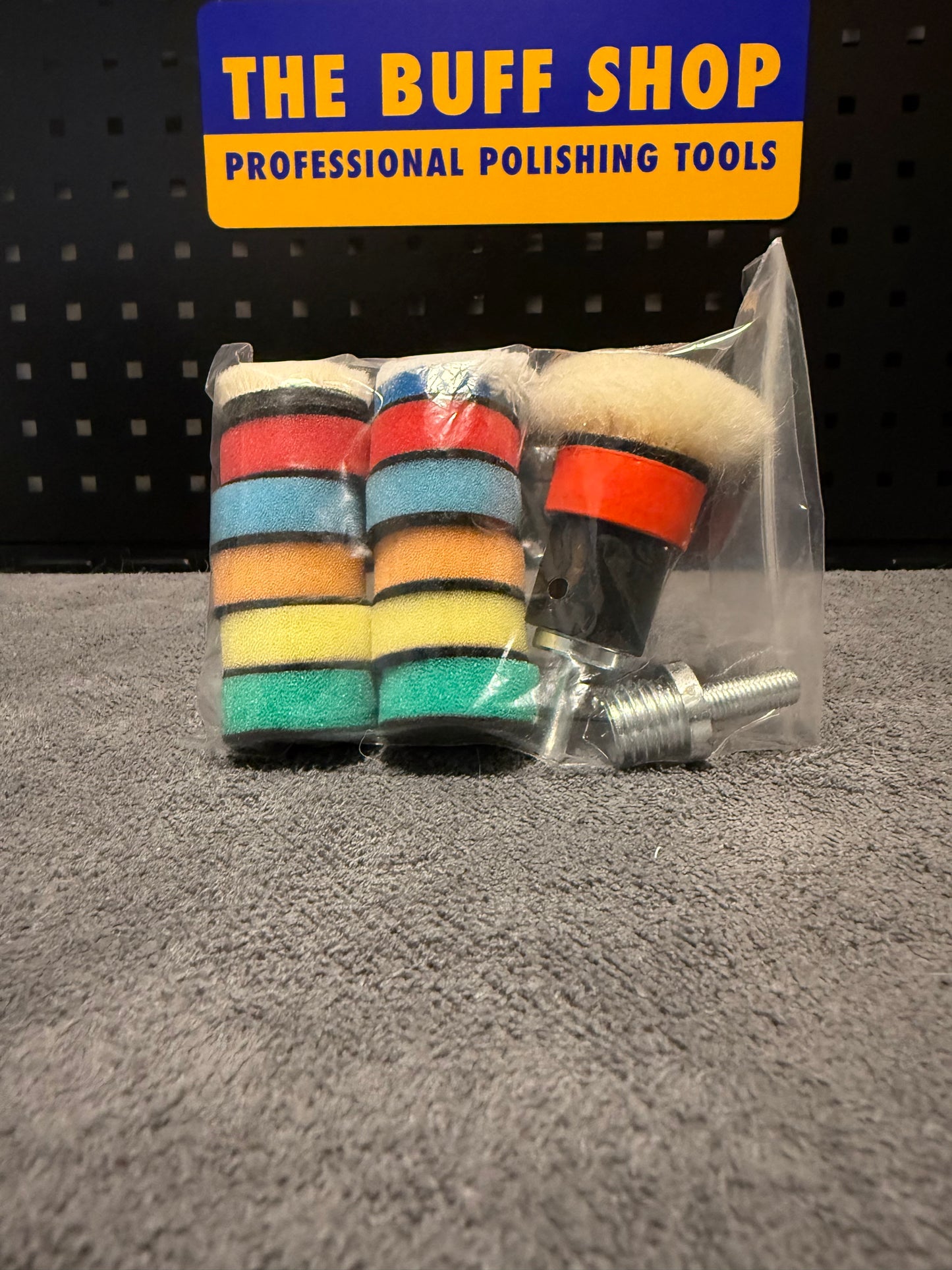 1" Mini Polishing Pad Kit – 16 Piece Set