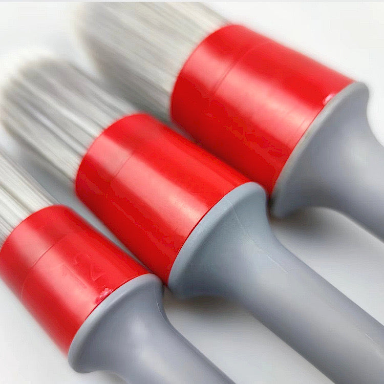 Interior Car Detailers Brushes Pkt of 3 Small, Medium, Large
